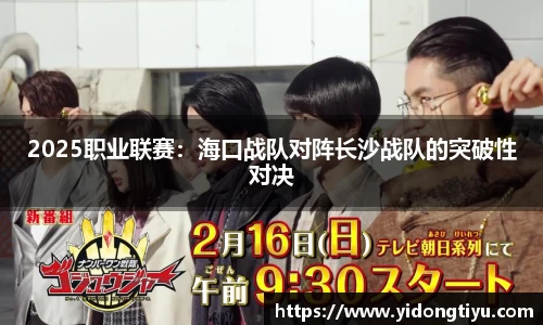 2025职业联赛：海口战队对阵长沙战队的突破性对决